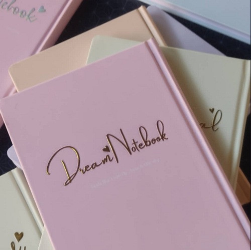 دفتر Dream notebook برند کیوت پالت ۱۰۰برگ زرکوب